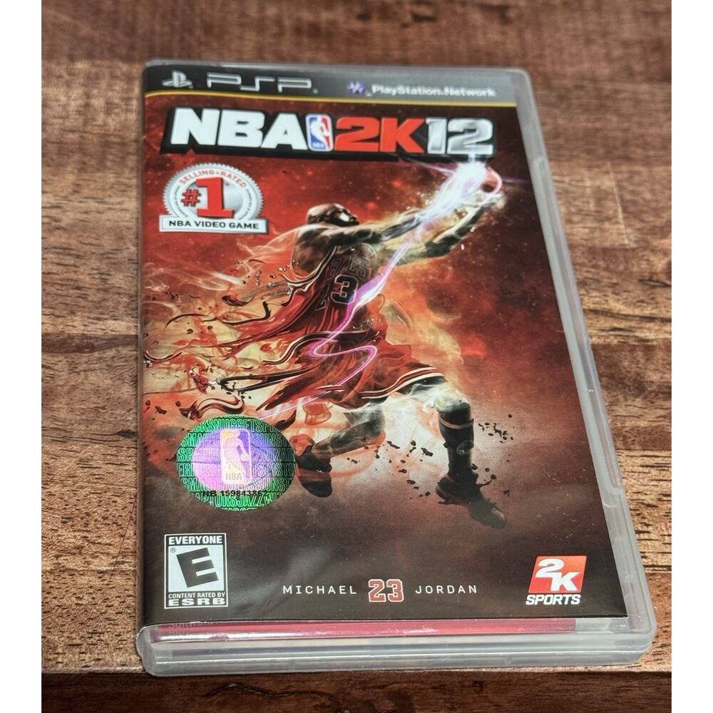 NBA 2K12 (Sony PSP, 2011) Michael Jordan Artwork CASE AND MANUAL ONLY! No Game